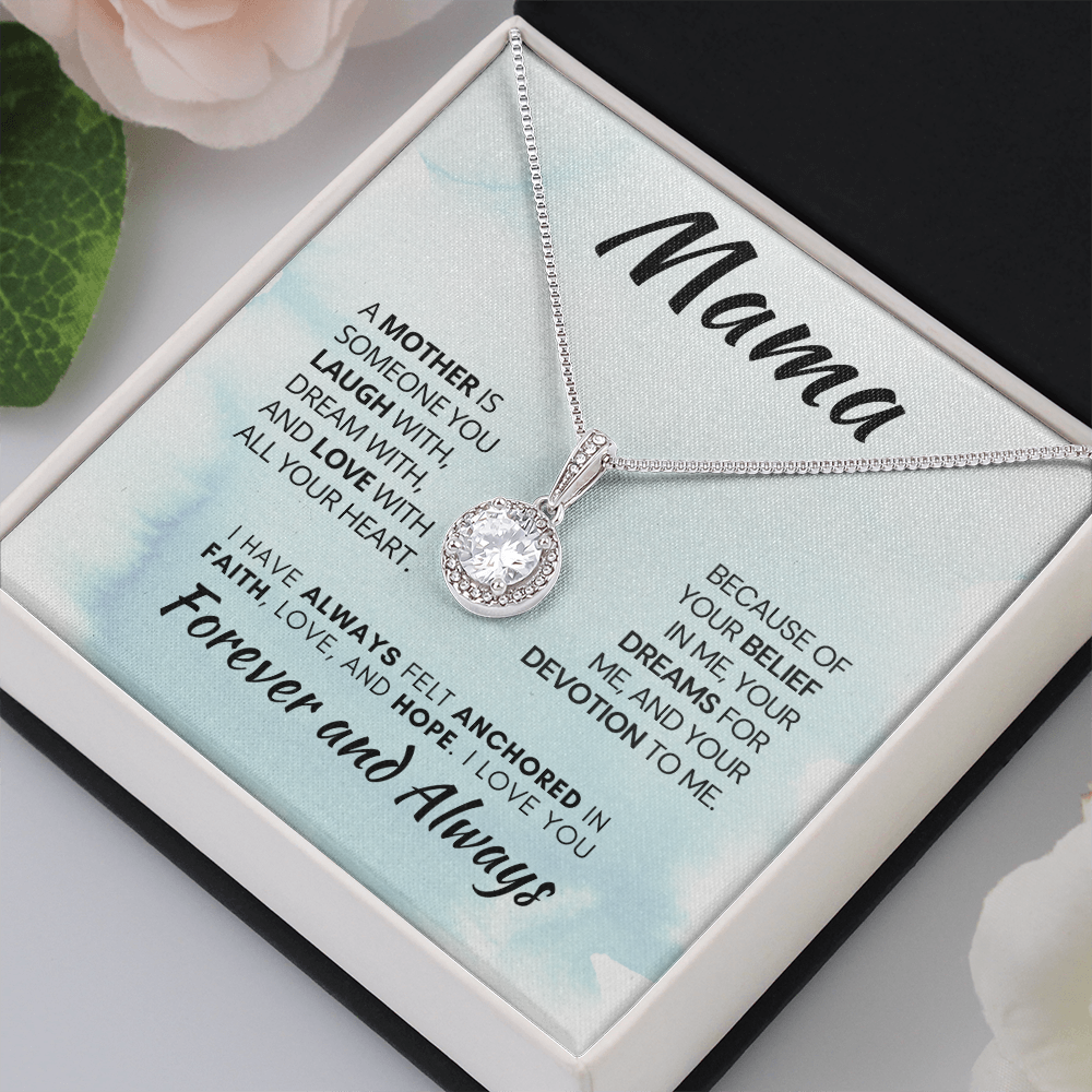Perfect Gift For Mom| Eternal Hope Necklace with Heartfelt Message Card, 311AMma2
