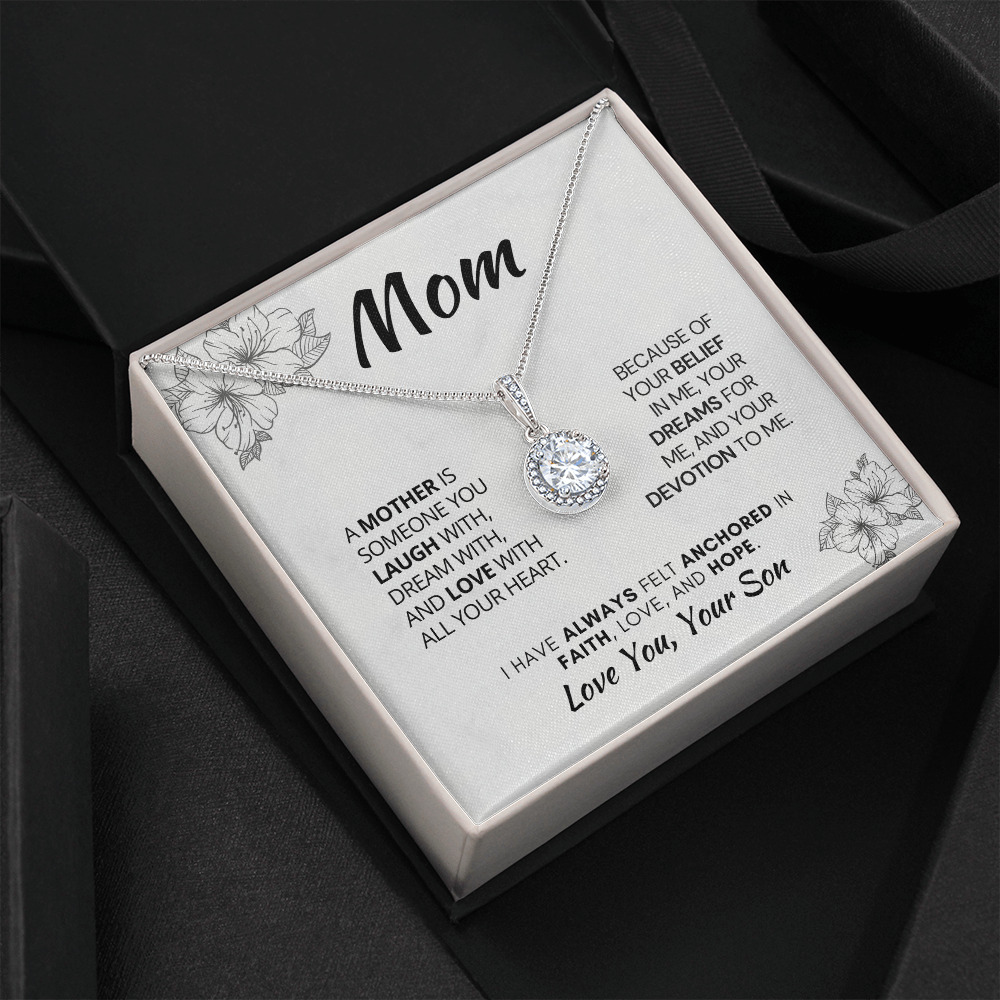 Perfect Gift For Mom| Eternal Hope Necklace with Heartfelt Message Card,311AMsfb