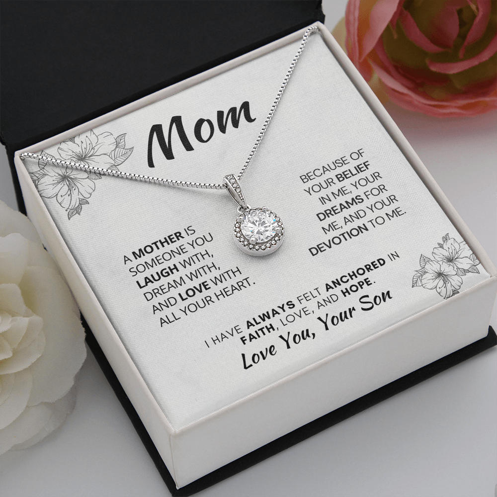 Perfect Gift For Mom| Eternal Hope Necklace with Heartfelt Message Card,311AMsfb