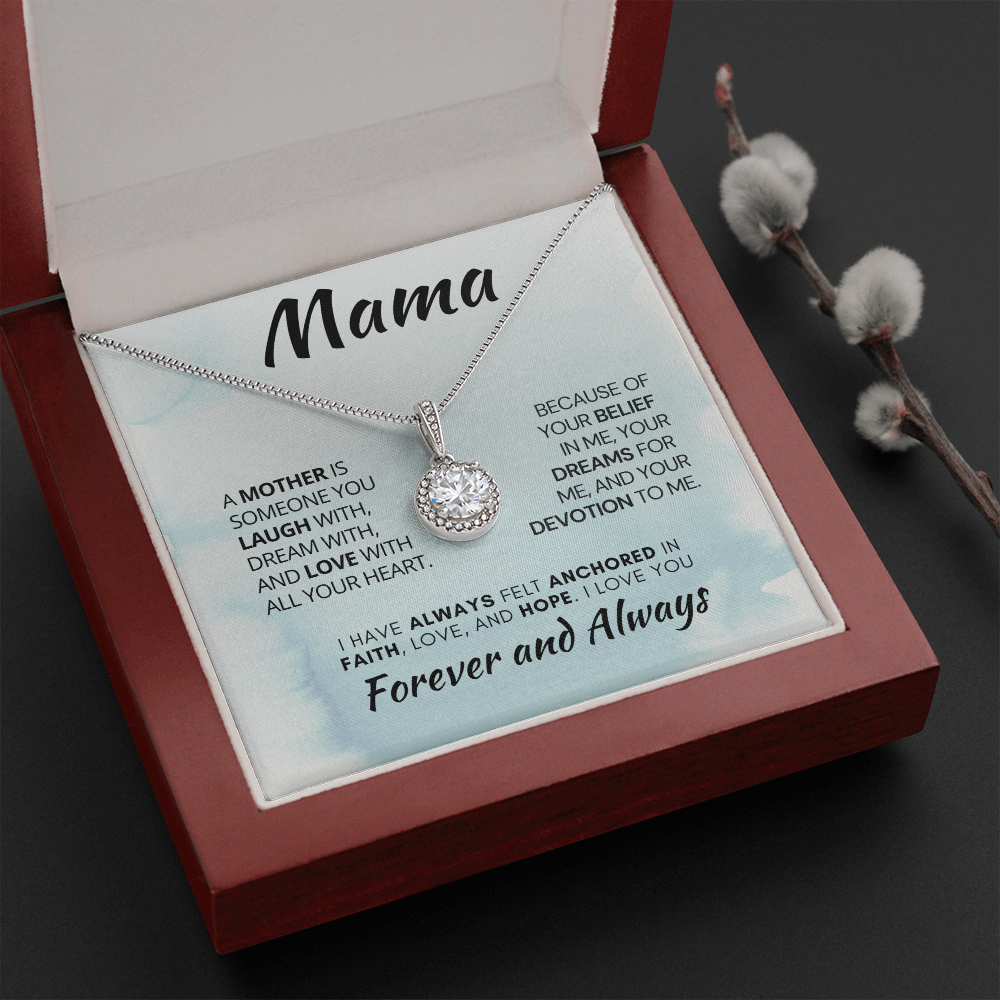 Perfect Gift For Mom| Eternal Hope Necklace with Heartfelt Message Card, 311AMma2