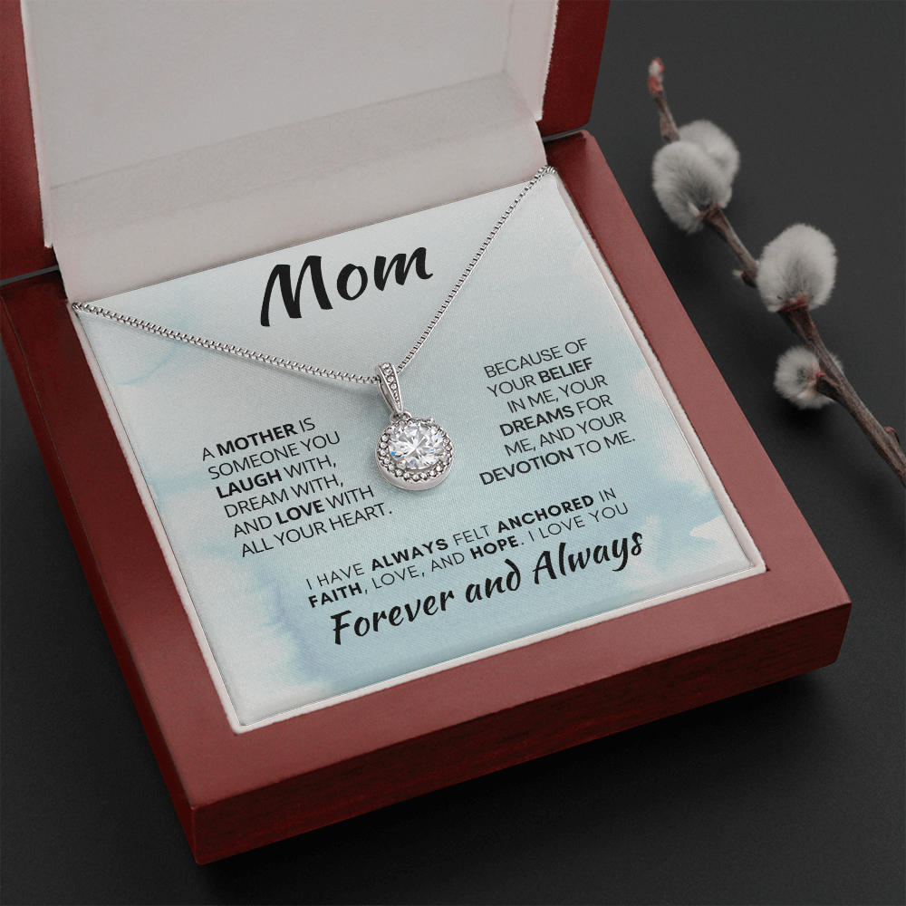 Perfect Gift For Mom| Eternal Hope Necklace with Heartfelt Message Card, 311AMmo2