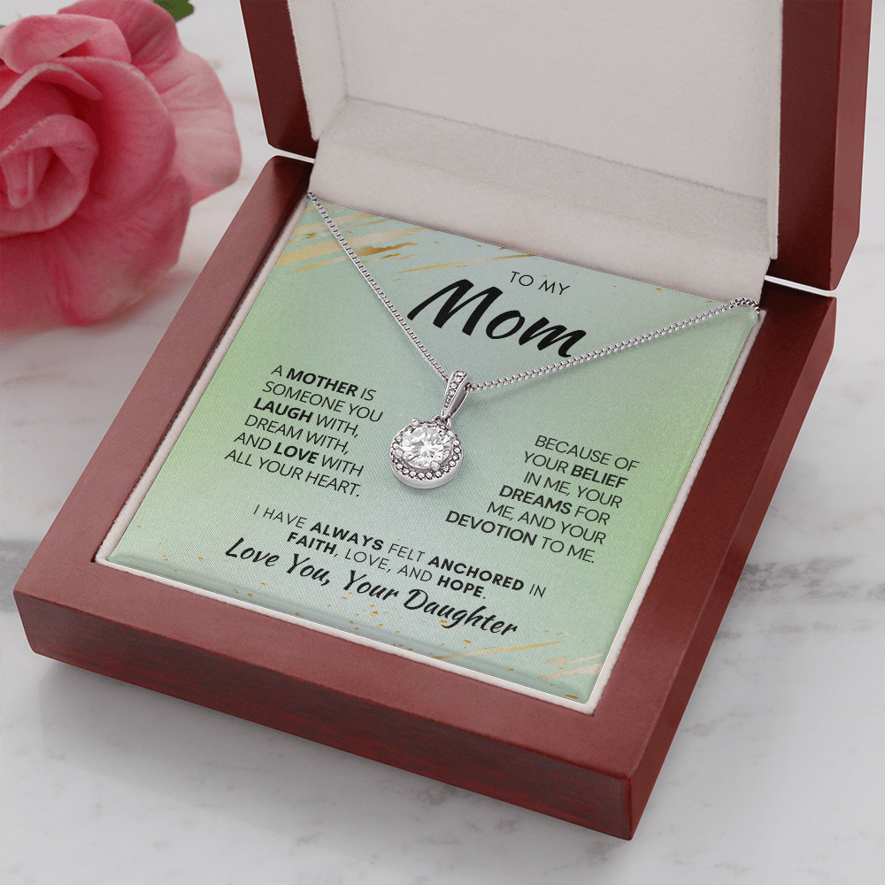 Perfect Gift For Mom| Eternal Hope Necklace with Heartfelt Message Card,311AMdmo2