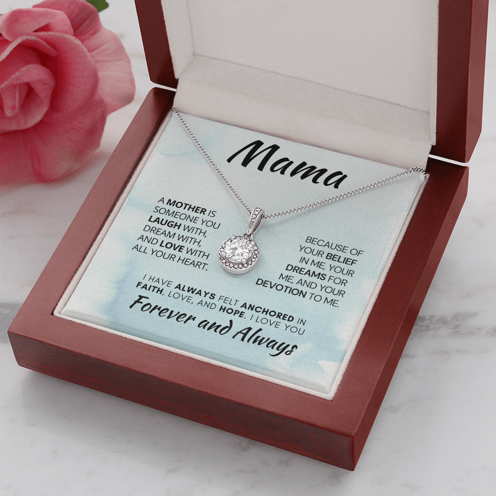 Perfect Gift For Mom| Eternal Hope Necklace with Heartfelt Message Card, 311AMma2