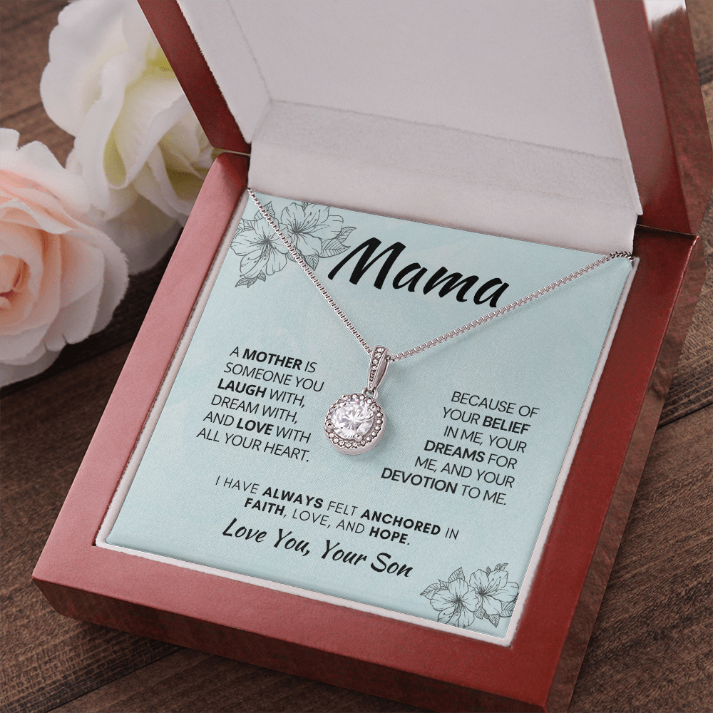 Perfect Gift For Mom| Eternal Hope Necklace with Heartfelt Message Card, 311AMsma