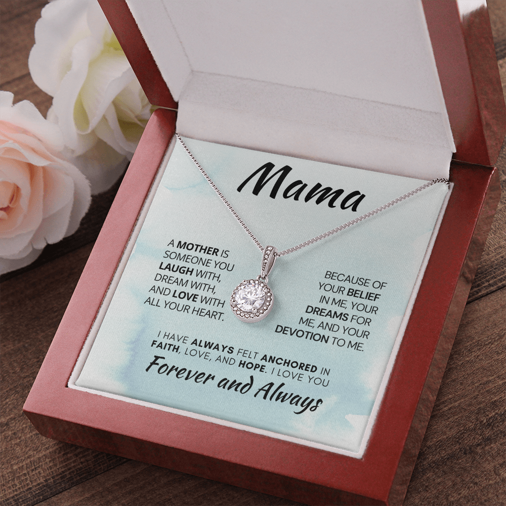 Perfect Gift For Mom| Eternal Hope Necklace with Heartfelt Message Card, 311AMma2