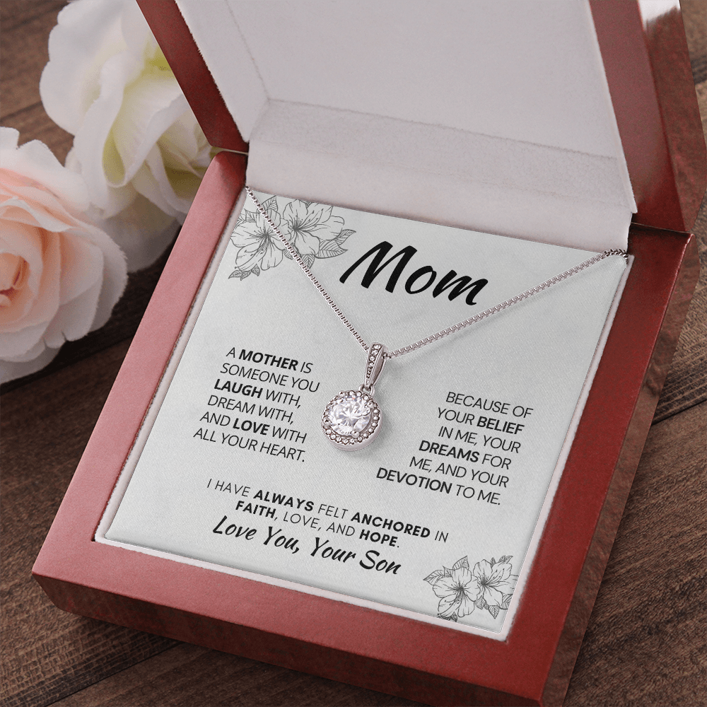 Perfect Gift For Mom| Eternal Hope Necklace with Heartfelt Message Card,311AMsfb
