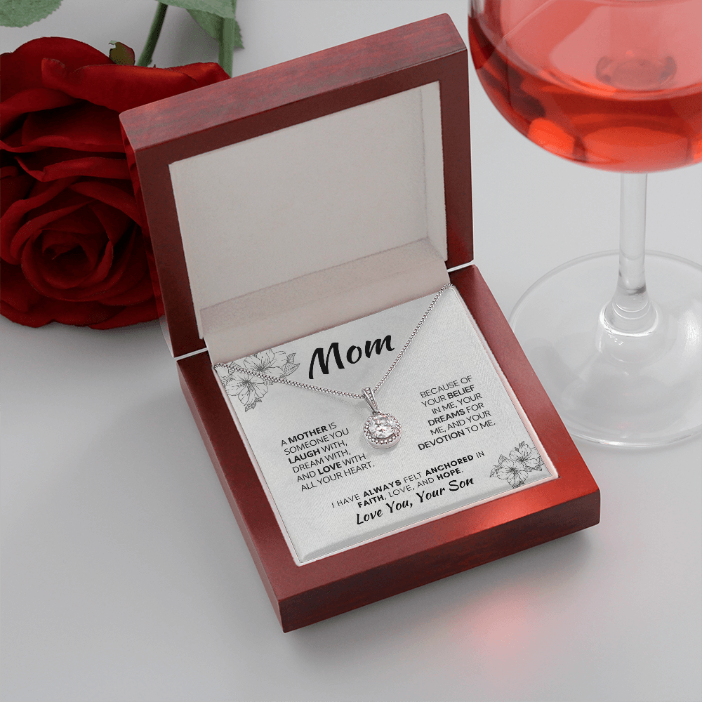 Perfect Gift For Mom| Eternal Hope Necklace with Heartfelt Message Card,311AMsfb