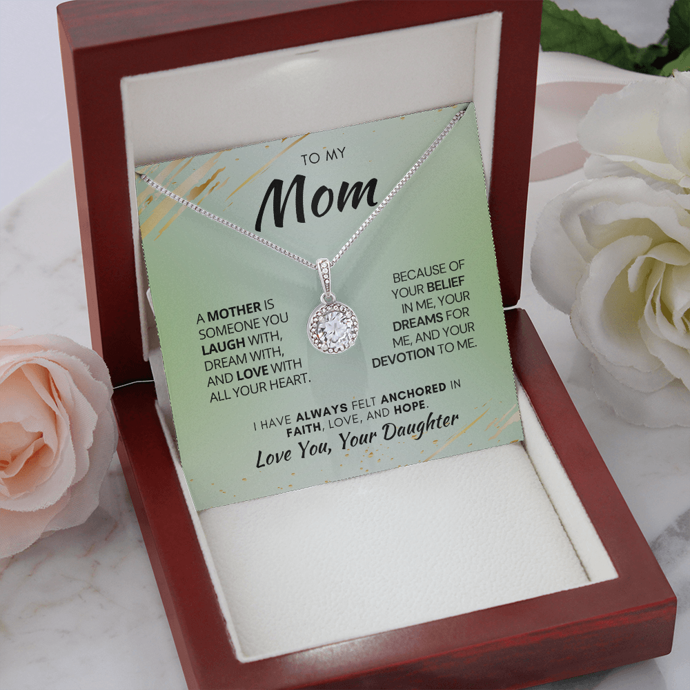 Perfect Gift For Mom| Eternal Hope Necklace with Heartfelt Message Card,311AMdmo2