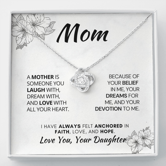 Best Mother's Day Gift Ever From Son| Unique Message Card Jewelry For Mom, 311AMdfb