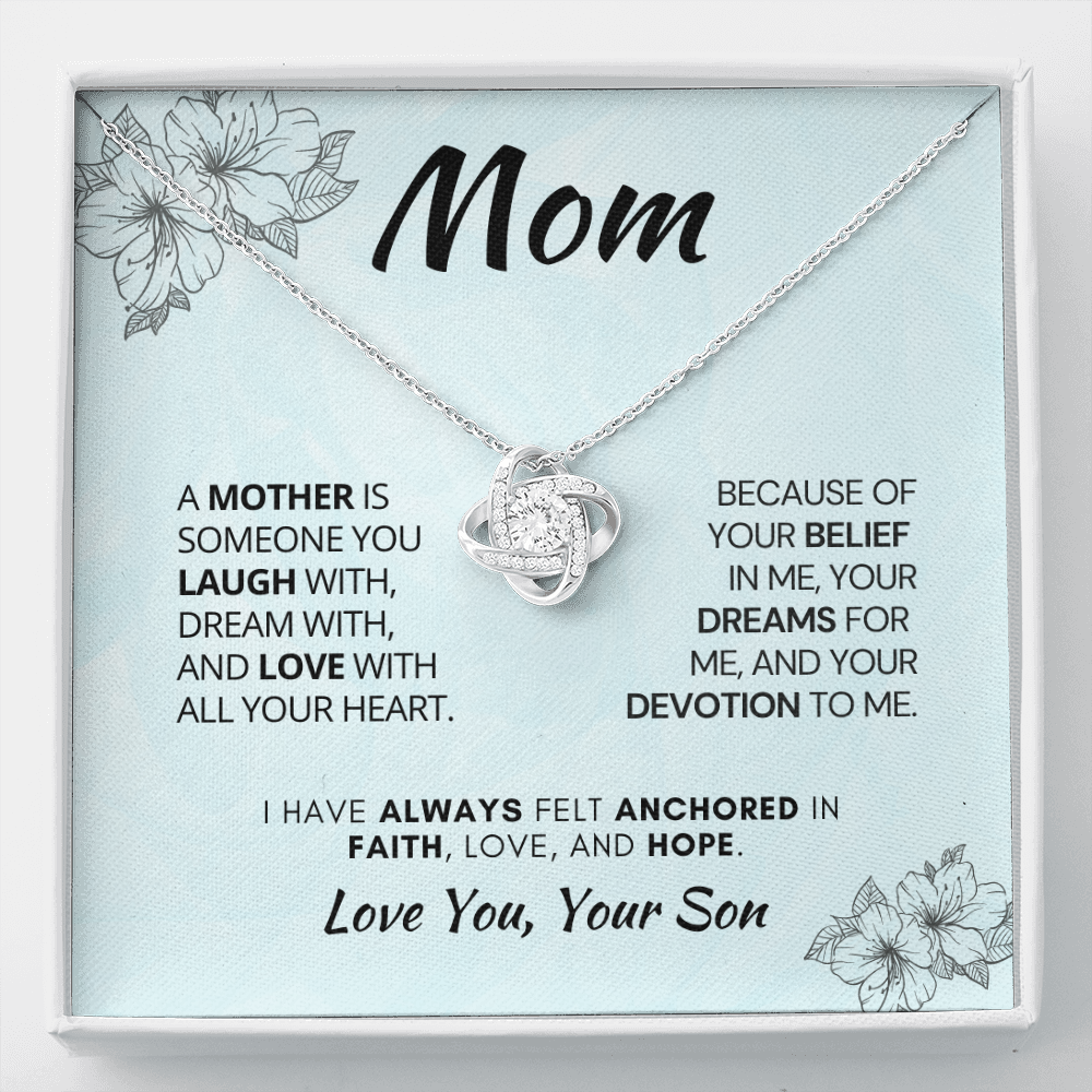 Best Mom Gift Ever| Birthday Mother’s Day Gift from Son, Daughter, Custom Card, Necklace Jewelry For Wife from Husband 311AMsmo