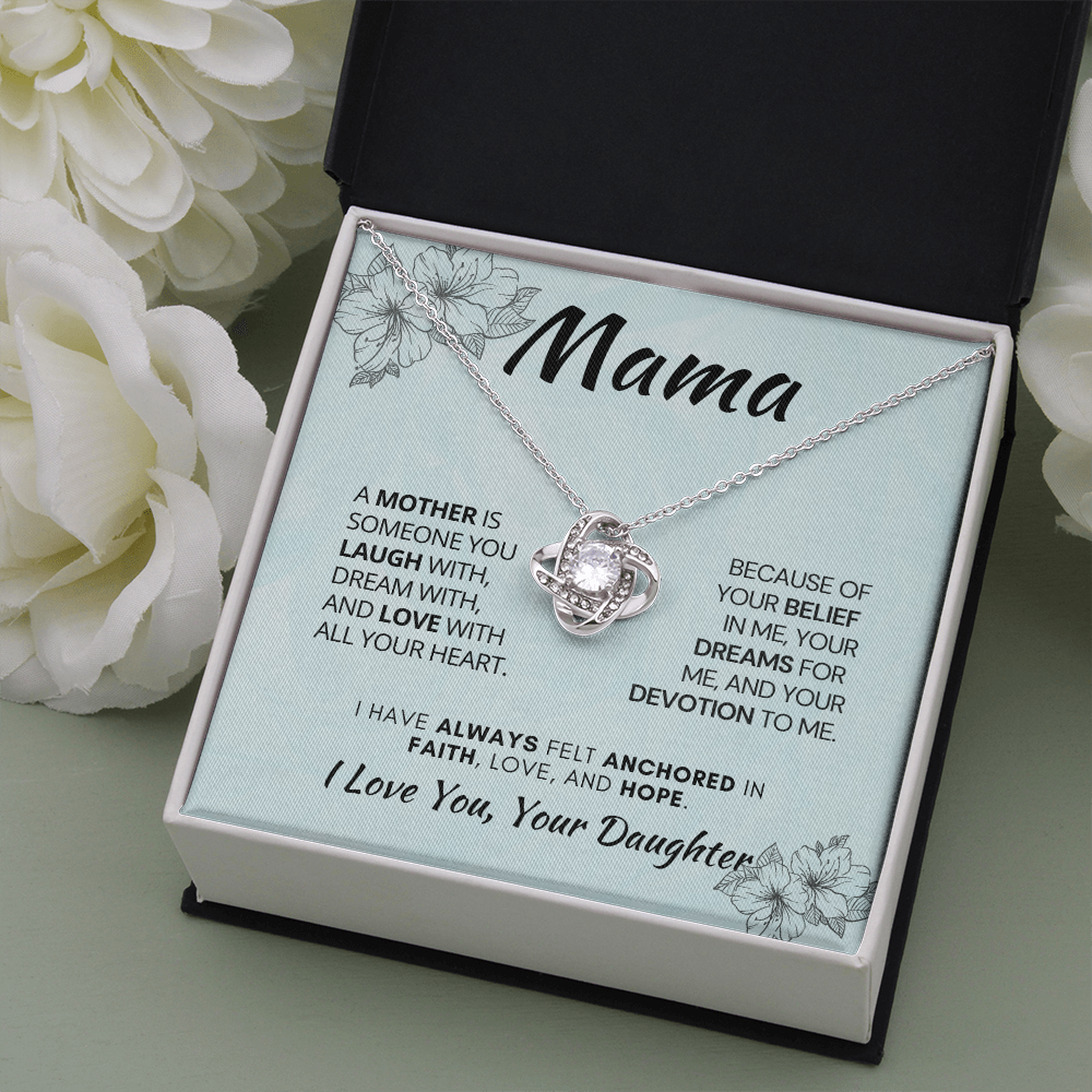 Best Mom Gift Ever| Birthday, Mother’s Day, Jewelry Necklace Gift from Daughte with Custom Message Card mmif1a