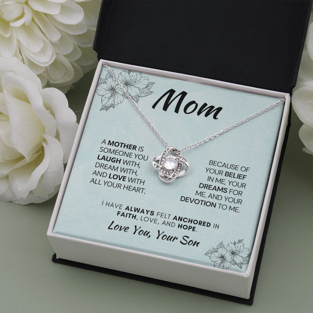 Best Mom Gift Ever| Birthday Mother’s Day Gift from Son, Daughter, Custom Card, Necklace Jewelry For Wife from Husband 311AMsmo