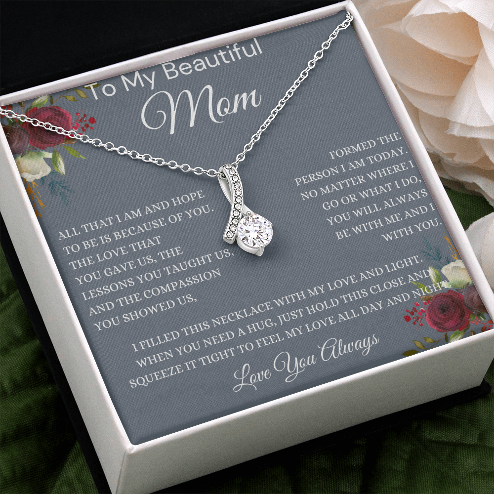 Gift for Mom, Alluring Beauty Necklace, 'Hope To Be' 220HTBA
