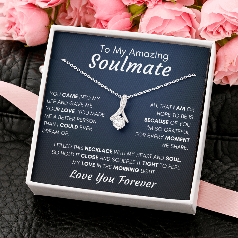 Gift for Soulmate, Alluring Beauty Necklace - Grateful Moments, ABl210