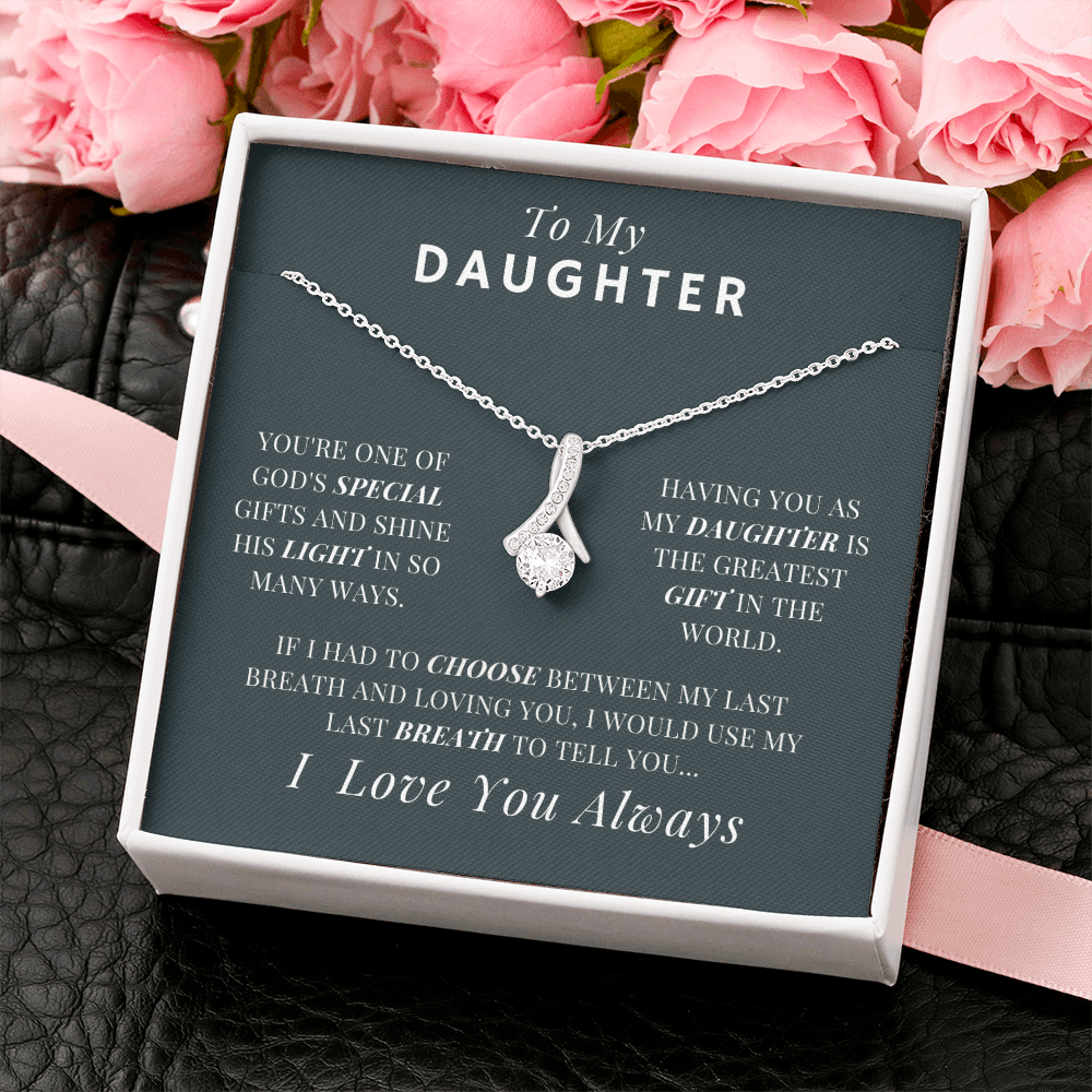 Gift for Daughter, Alluring Beauty Necklace - God's Gift, AG210