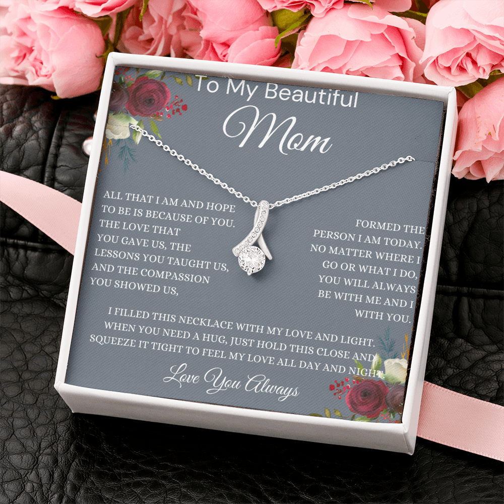 Gift for Mom, Alluring Beauty Necklace, 'Hope To Be' 220HTBA