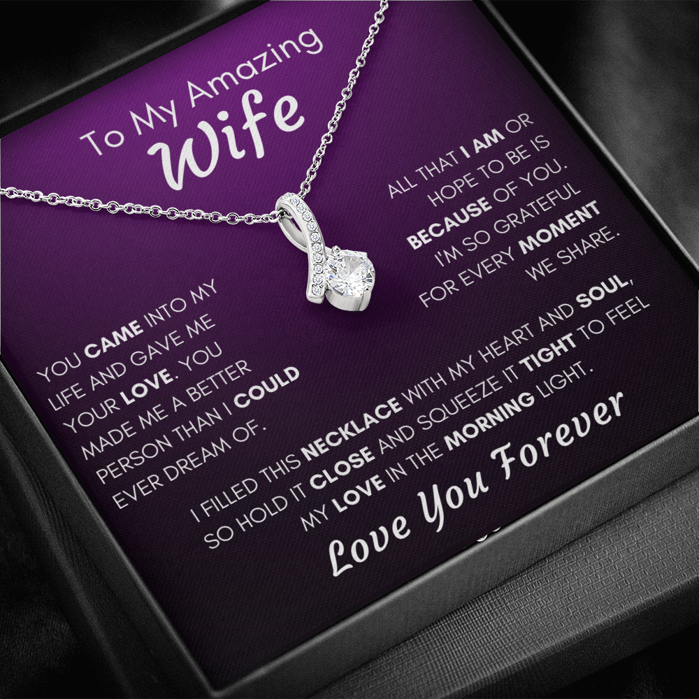 Gift for Wife Alluring Beauty Necklace - Miracle of You, AP210v1