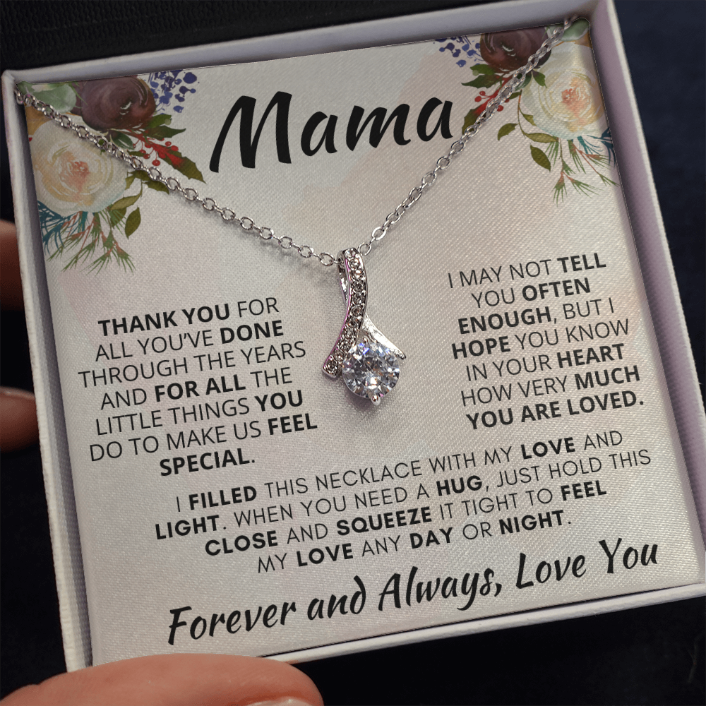 Gift for Mama| 'Thank you..Forever and Always' , Alluring Beauty Necklace, 227TY.1Ma