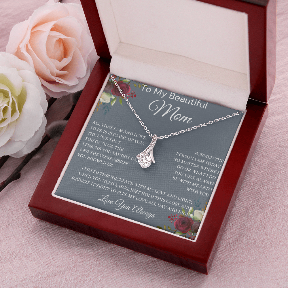 Gift for Mom, Alluring Beauty Necklace, 'Hope To Be' 220HTBA