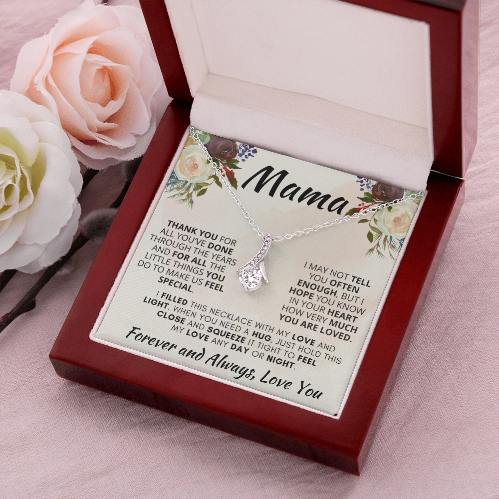 Gift for Mama| 'Thank you..Forever and Always' , Alluring Beauty Necklace, 227TY.1Ma