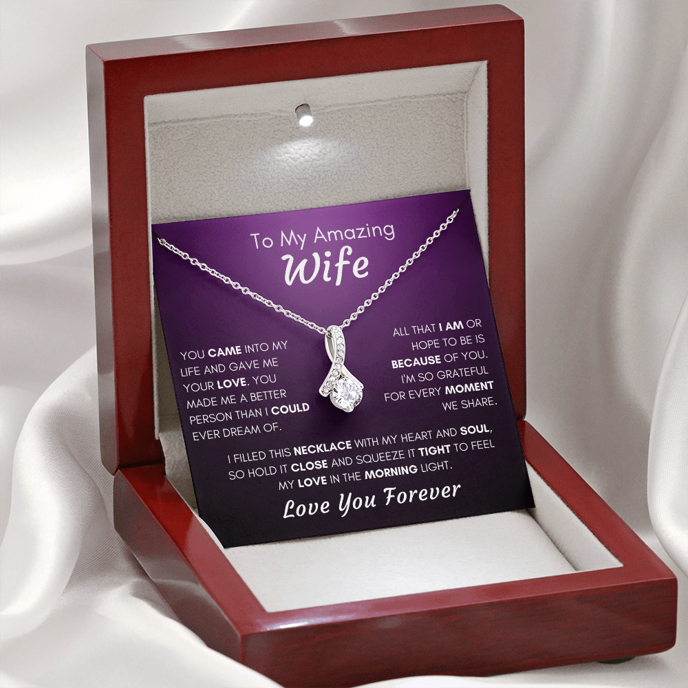 Gift for Wife Alluring Beauty Necklace - Miracle of You, AP210v1