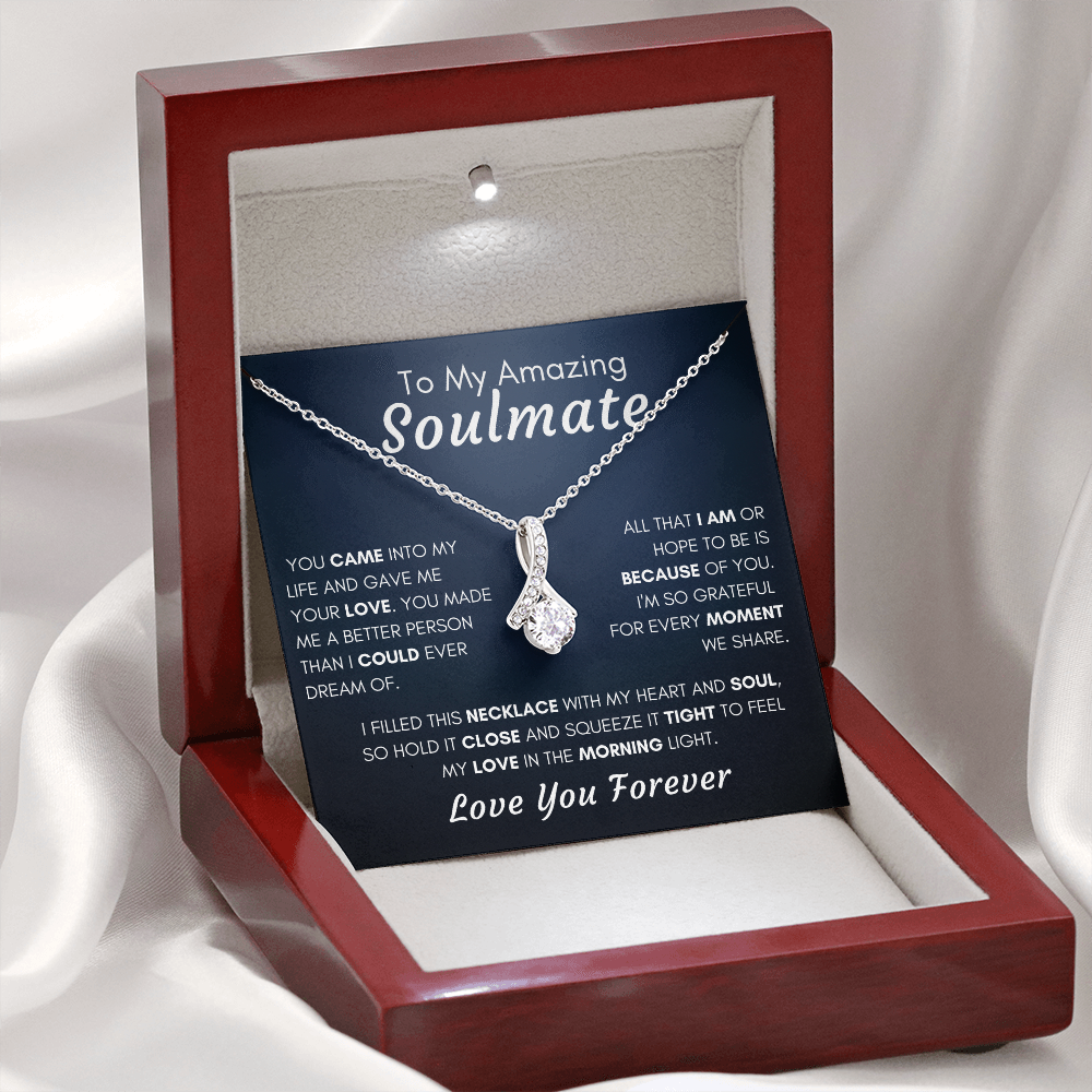 Gift for Soulmate, Alluring Beauty Necklace - Grateful Moments, ABl210