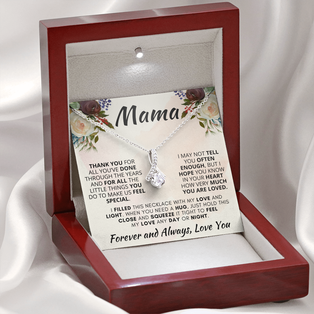 Gift for Mama| 'Thank you..Forever and Always' , Alluring Beauty Necklace, 227TY.1Ma