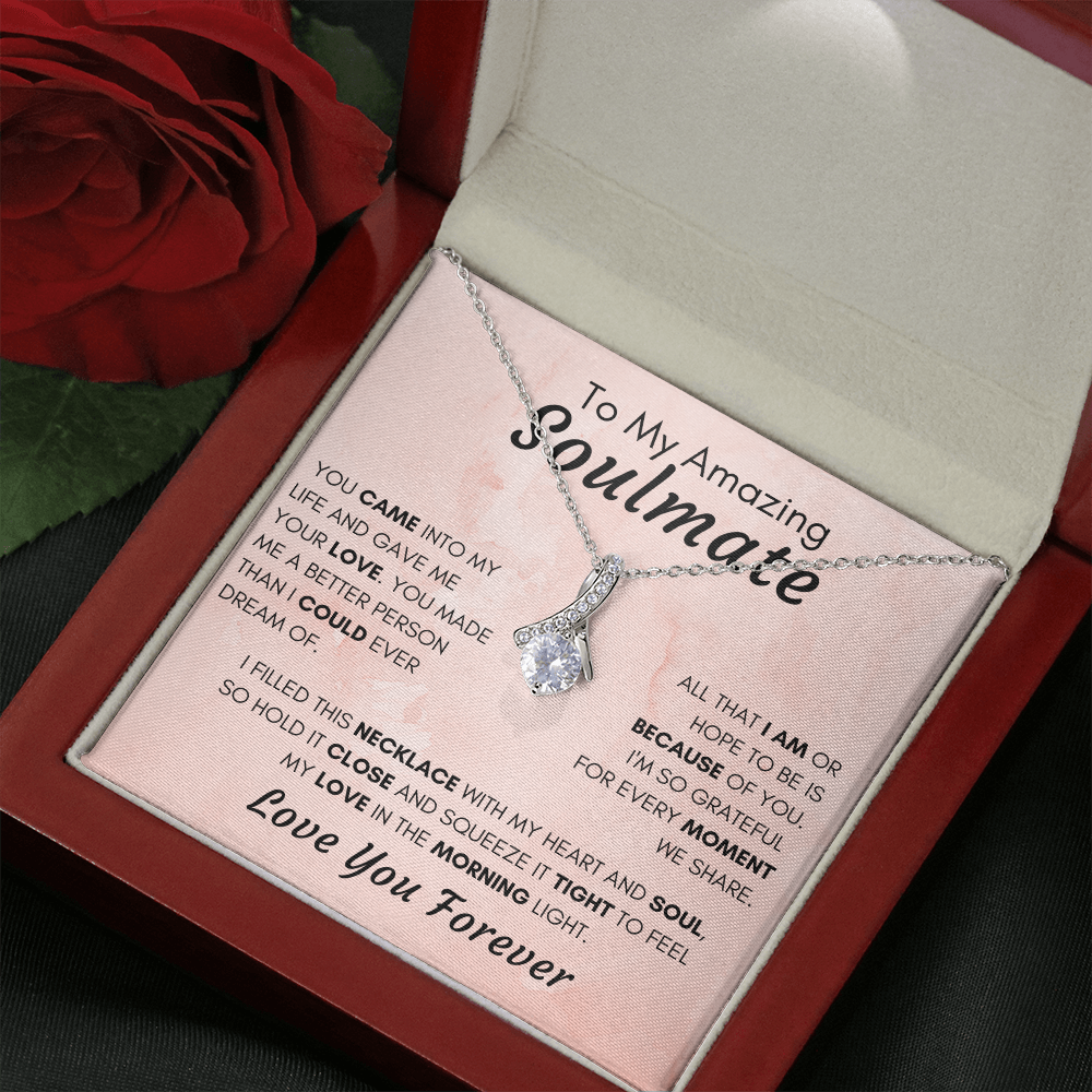 Gift for Soulmate, Alluring Beauty Necklace - Grateful Moments, AC210