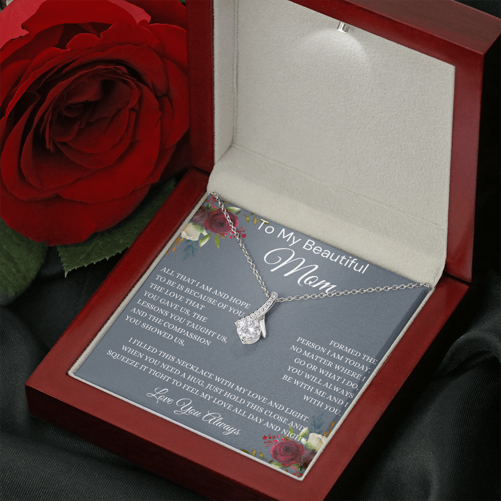 Gift for Mom, Alluring Beauty Necklace, 'Hope To Be' 220HTBA