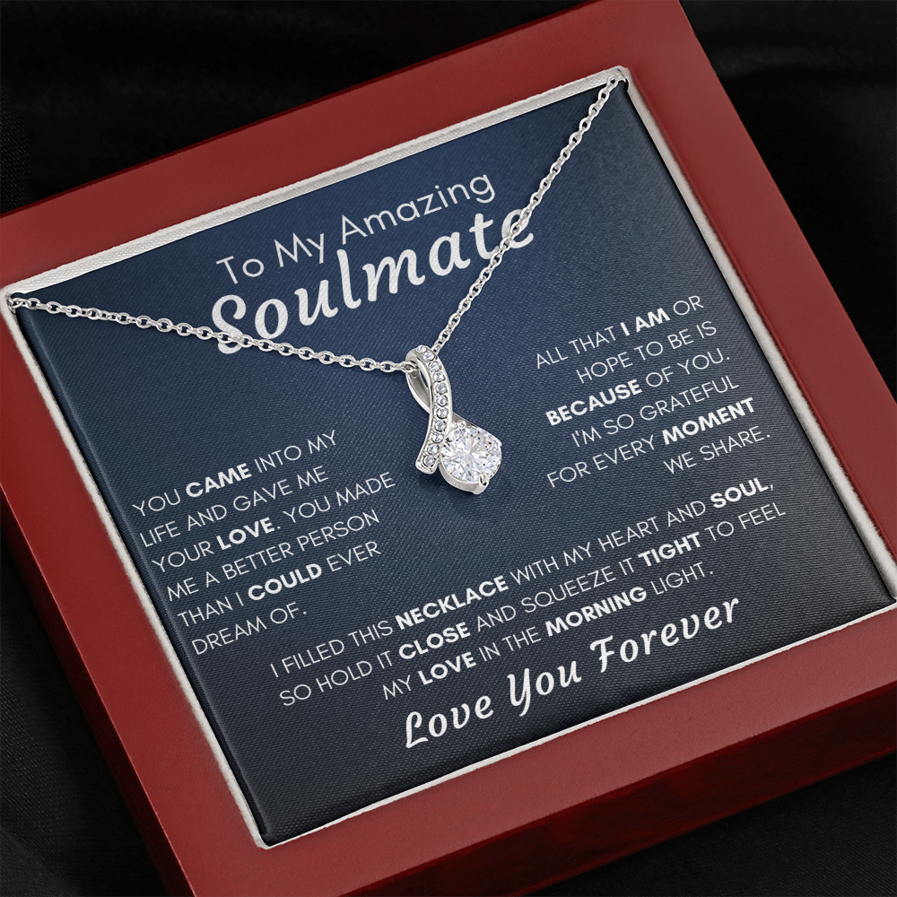 Gift for Soulmate, Alluring Beauty Necklace - Grateful Moments, ABl210
