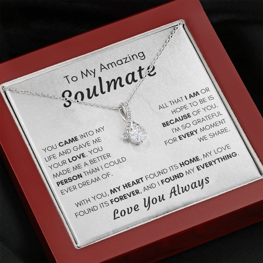 Gift for Soulmate, Alluring Beauty Necklace - Grateful Moments, AG210
