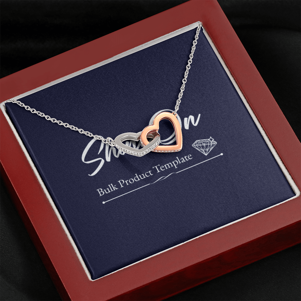 Gift for Mom, Interlocking Hearts Necklace, ' '